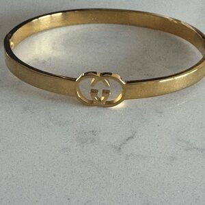 Gucci Style Gold Emblem Bracelet